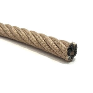 Beige braided nylon Ø16mm